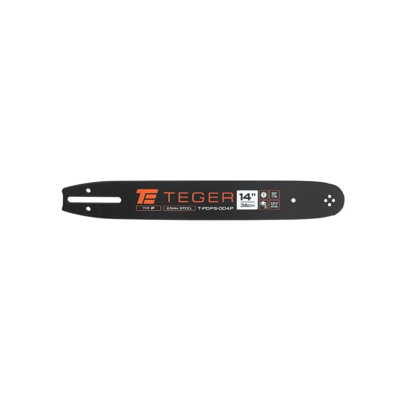 Prowadnica łańcucha do piły, 14" (36 cm) / 3/8" 1,3mm 52 og. / 9z / moc. P /, Teger