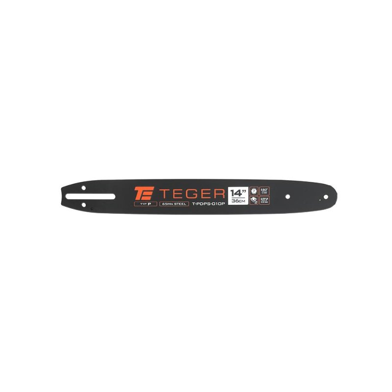Prowadnica łańcucha do piły, 14" (36 cm) / 3/8" 1,1mm 52 og. / 7z / moc. P /, Teger