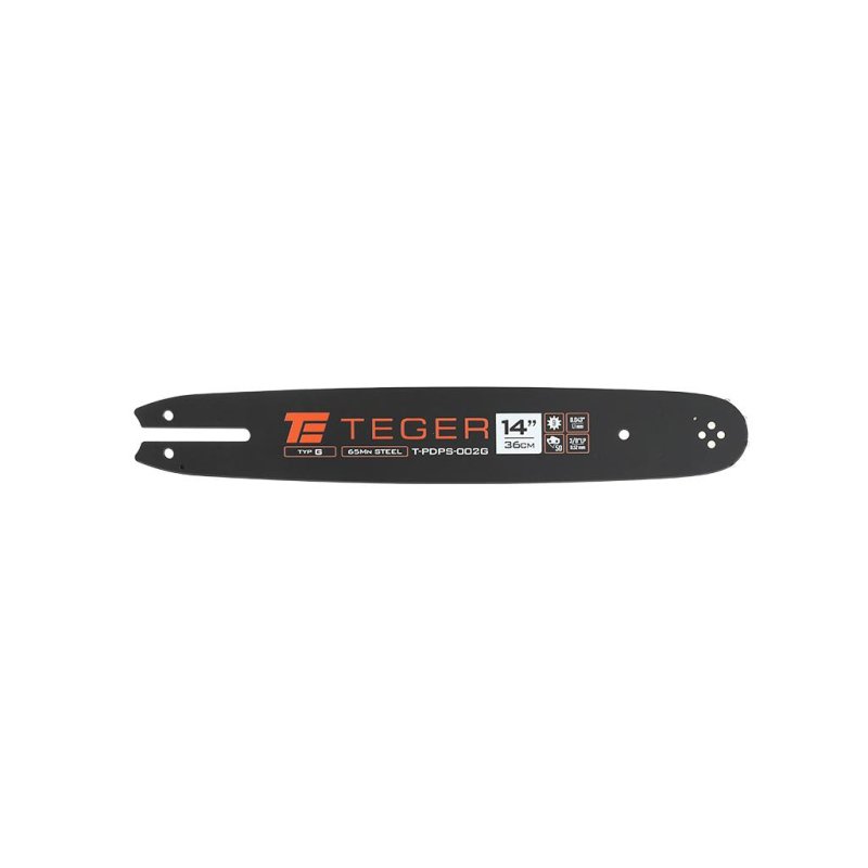 Prowadnica łańcucha do piły, 14" (36 cm) / 3/8" 1,1mm 50 og. / 9z / moc. G /, Teger