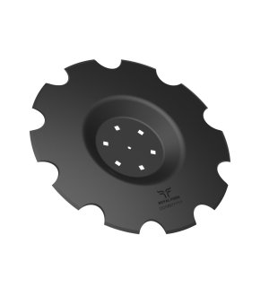 Talerz, uzębiony Z-10 fi 510 mocowanie 6/120 grubość 3.5 mm przetłoczony stal borowa , Royal Farm