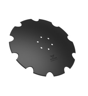Talerz, uzębiony Z-10 fi 560 mocowanie 6/120 grubość 4 mm stal borowa, Royal Farm