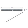 Pręt gwintowany M14 x 1000mm kl.8.8 DIN 975 ocynkowany TEGER (sprzedawane po 5)