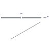 Pręt gwintowany M6 x 1000mm kl.8.8 DIN 975 ocynkowany TEGER (sprzedawane po 5)