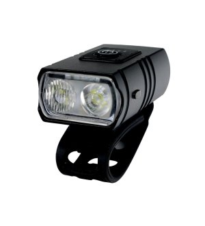 Lampa rowerowa LED przednia latarka 315lm 1200mAh ładowana USB Teger