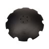 Talerz, uzębiony Z-10 fi 560 mocowanie 5/98 grubość 4,5 mm stal borowa prosta piasta, Waryński