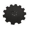 Talerz, uzębiony Z-12 fi 610 mocowanie 6/120 grubość 6 mm stal borowa prosta piasta, Tolmet, Waryński
