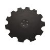 Talerz, uzębiony Z-12 fi 610 mocowanie 5/98 grubość 5 mm stal borowa prosta piasta, Waryński