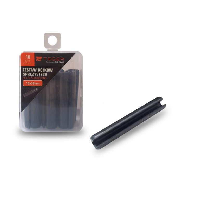 Kołek sprężysty 10x50 TEGER, (sprzedawane po 10)