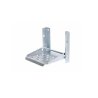 Stopień burty składany ocynkowany przyczepy, przyczepki 160x150mm