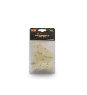 Zestaw koszulek termokurczliwych z cyną 4-6mm kolor żółty TEGER