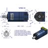 Silnik hydrauliczny orbitalny WMM 40 cm3/obr (90 bar / max.140 bar) Waryński