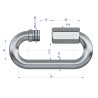 Ogniwo skręcane 10mm TEGER, (sprzedawane po 10)
