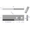 Nóż, prawy bębna rozrzucającego, Rozrzutnik Unia, Waryński