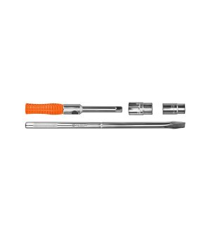 Klucz do kół krzyżakowy z uchwytem wkładanym, 1/2" (17/19/21/23mm), Teger