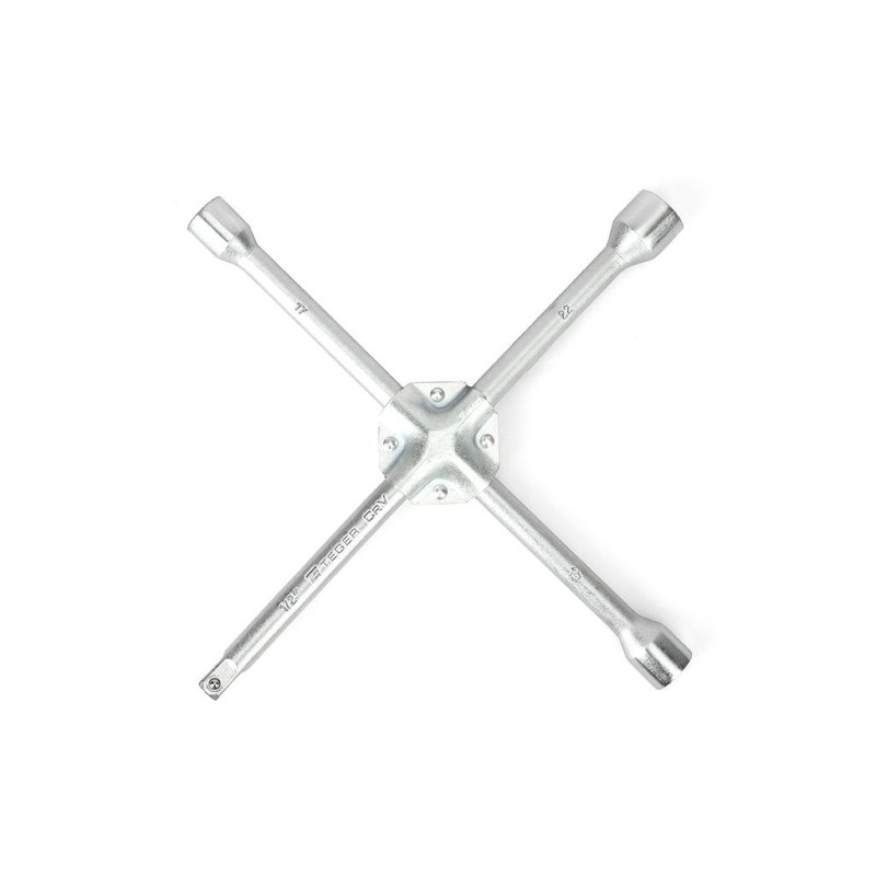 Klucz do kół krzyżakowy, 1/2" (17/19/22mm), Teger