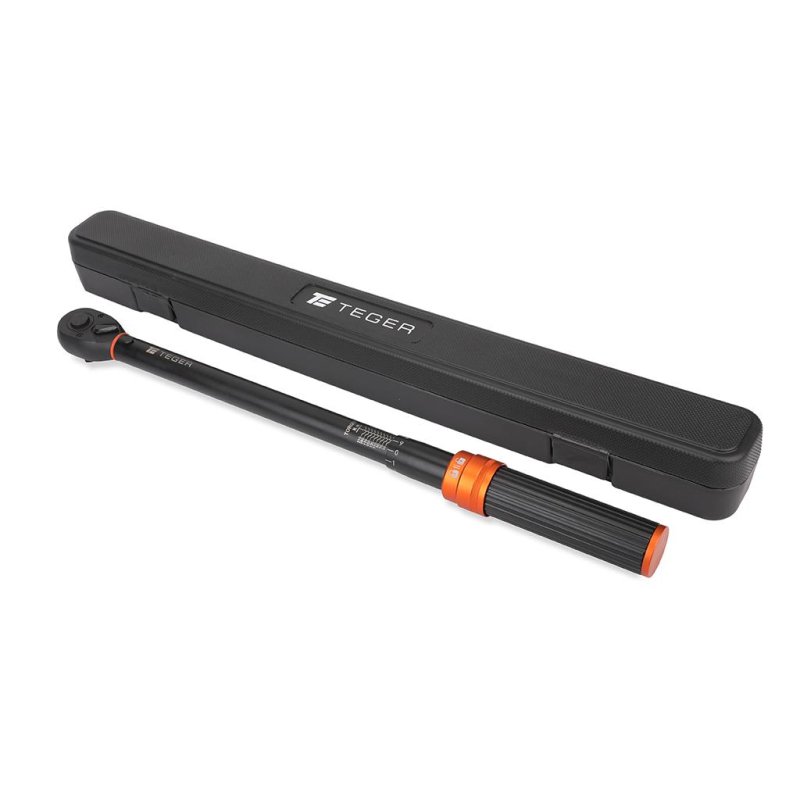 Klucz dynamometryczny, 1/2" 40-220Nm 72T / 500mm, Teger