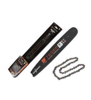 Zestaw tnący, 15" (38 cm) prowadnica + łańcuch, 0,325" 1,5mm 64 og., 12z, moc. U, Teger