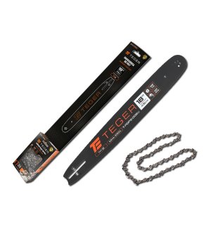 Zestaw tnący, 18" (45 cm) prowadnica + łańcuch, 0,325" 1,5mm 72 og., 12z, moc. U, Teger