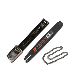 Zestaw tnący, 16" (40 cm) prowadnica + łańcuch, 3/8", 1,3 mm, 55 og., 9z, moc. G, Teger