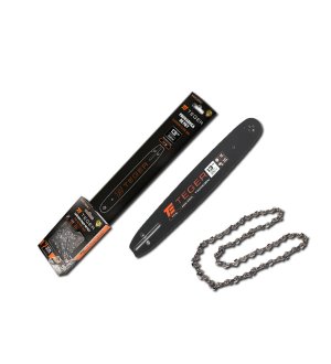 Zestaw tnący, 13" (33 cm) prowadnica + łańcuch, 0,325" 1,3mm 56 og., 10z, moc. U, Teger