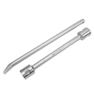 Klucz do kół , 395 mm długości rozmiar 32X33 mm z łyżką, do prac montażowych i demontażowych w mechanice , Waryński