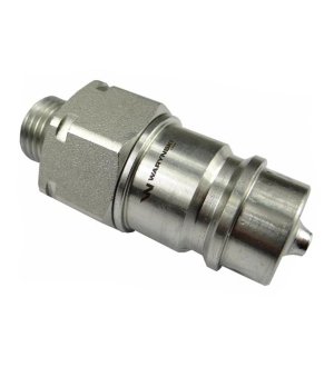 Szybkozłącze hydrauliczne wtyczka M16x1.5 gwint zewnętrzny EURO (9100816W) (ISO 7241-A) Waryński (opakowanie 10szt)