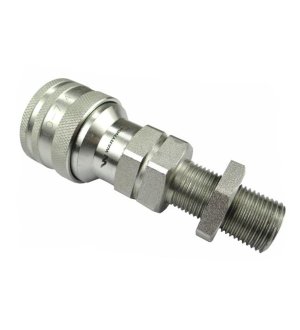 Szybkozłącze hydrauliczne gniazdo long M18x1.5 gwint zewnętrzny EURO (9100818GL) (ISO 7241-A) Waryński (opakowanie 50szt)
