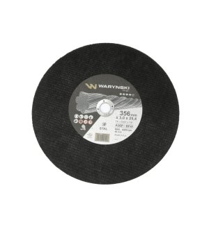 Tarcza do cięcia metalu 355 x 3 x 25,4 mm  (sprzedawana po 10 szt.) Waryński