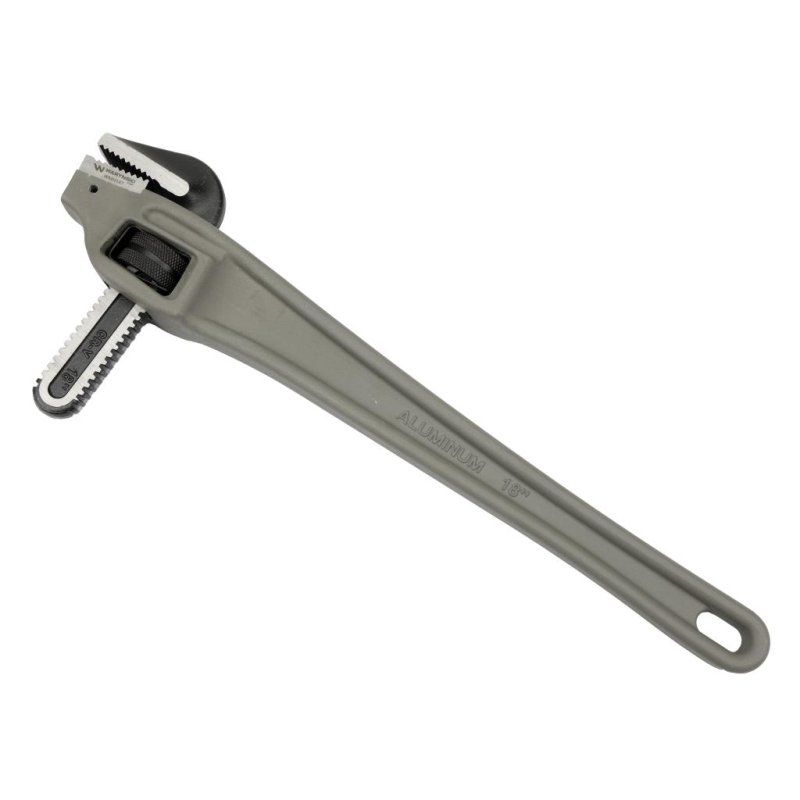Klucz do rur, typ amerykański 18" kątowy uchwyt aluminium wzmocniony, Waryński