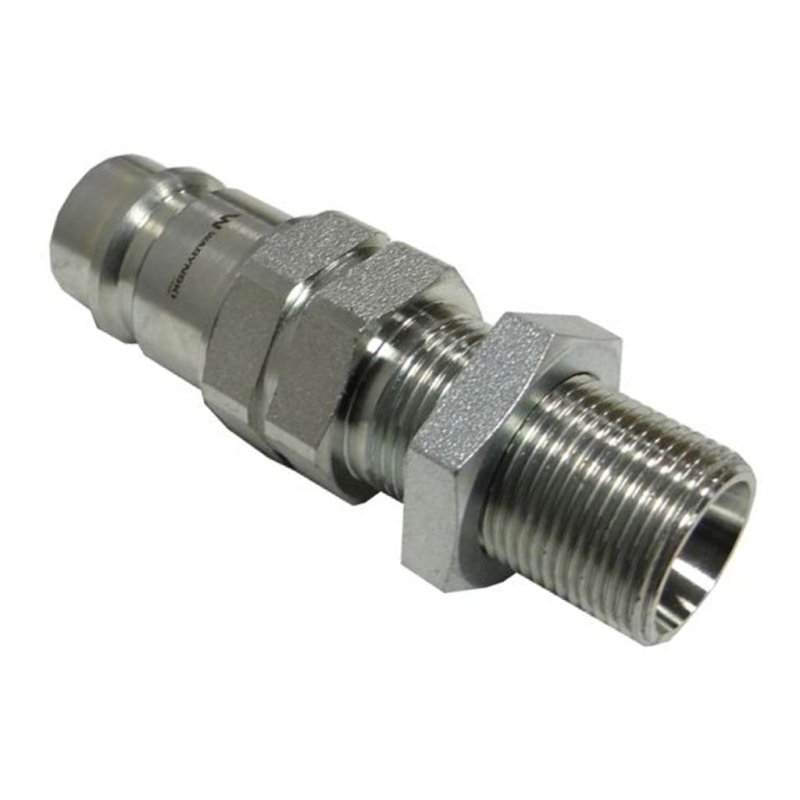 Szybkozłącze hydrauliczne wtyczka long M22x1.5 gwint zewnętrzny EURO (9100822W) (ISO 7241-A) Waryński (opakowanie 10szt)