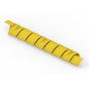 Osłona spiralna HDPE ochronna na węże i przewody SGX-12 (Zakres: 9-13mm) żółta Waryński, (sprzedawane po 50)