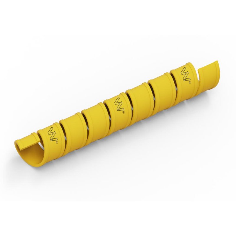 Osłona spiralna HDPE ochronna na węże i przewody SGX-40 (Zakres: 32-41mm) żółta Waryński, (sprzedawane po 25)