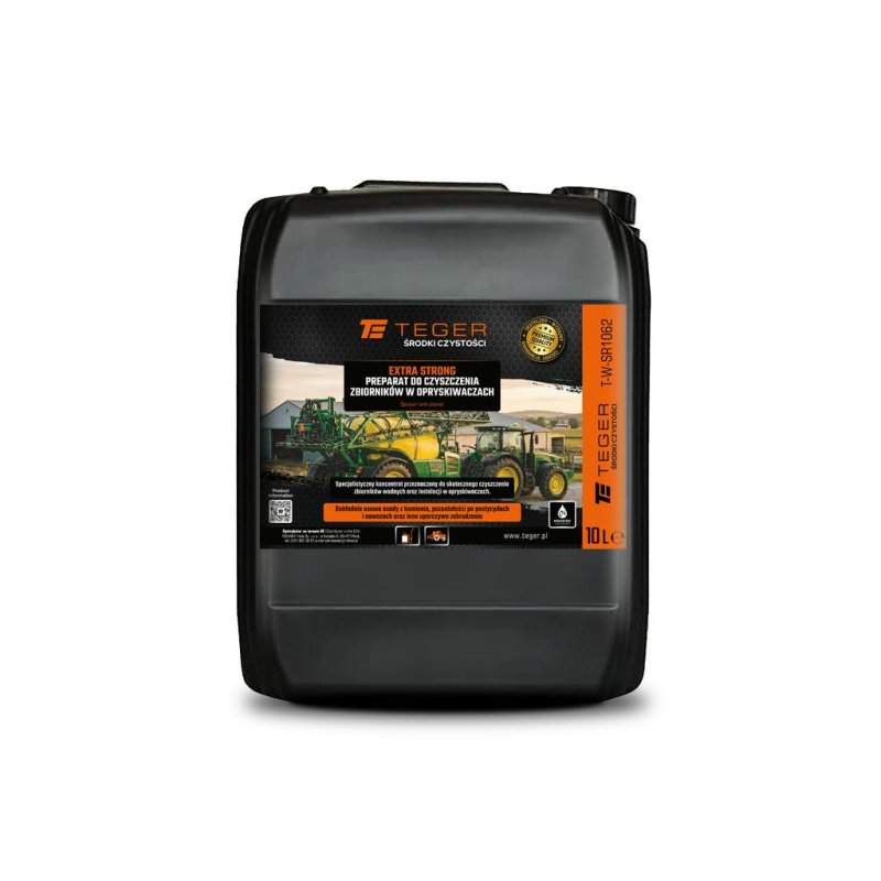 Preparat do czyszczenia zbiorników w opryskiwaczach - EXTRA STRONG, 10l - koncentrat, Teger