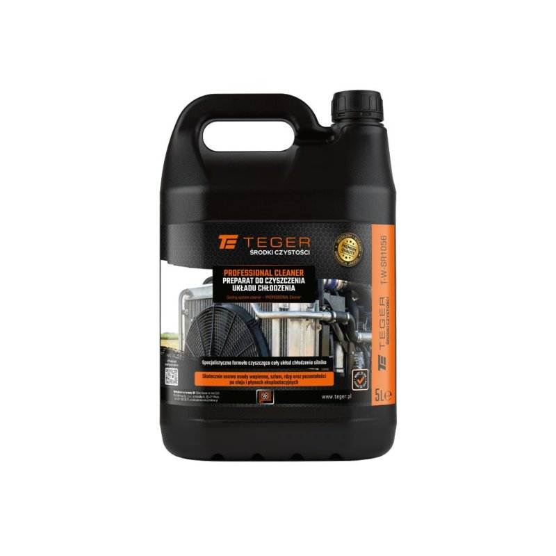 Preparat do czyszczenia układu chłodzenia - PROFESSIONAL Cleaner, 5l, Teger