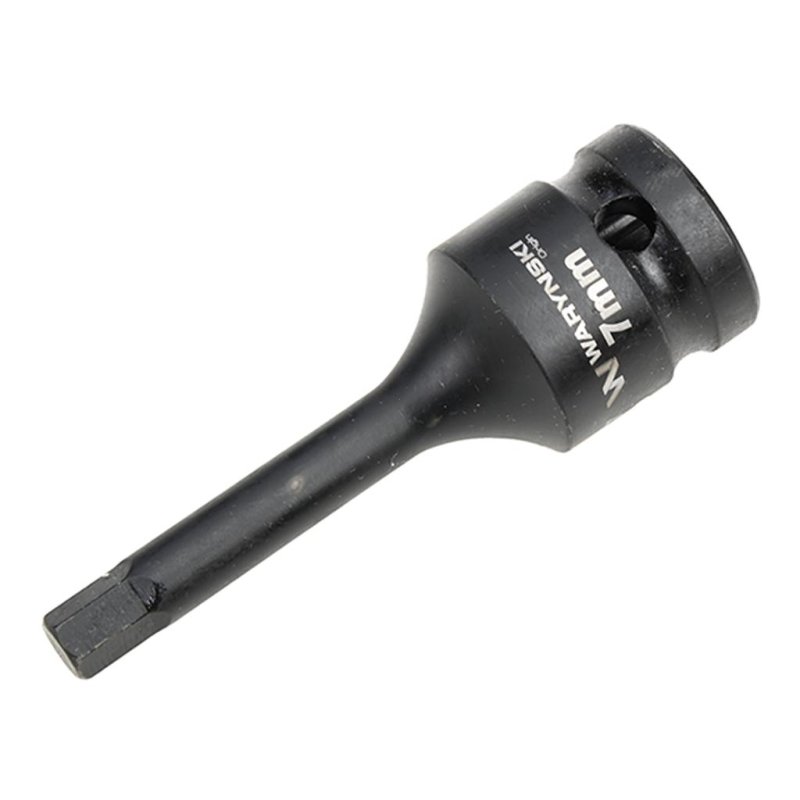 Nasadka udarowa 1/2", imbusowa 7mm hex H7 ze stali CrMo , Waryński