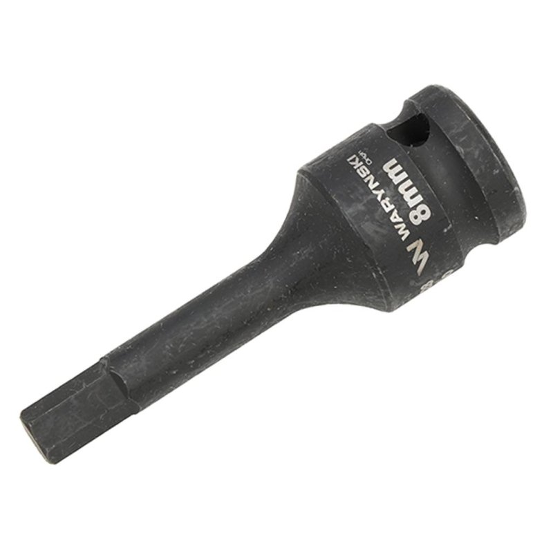 Nasadka udarowa 1/2", imbusowa 8mm hex H8 ze stali CrMo , Waryński