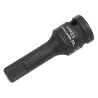 Nasadka udarowa 1/2", imbusowa 12mm hex H12 ze stali CrMo, Waryński