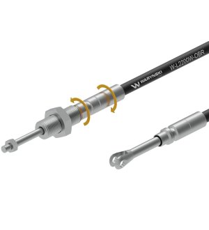 Linka z końcówką obrotową do sterowania rozdzielaczem na widełki L-2200mm Waryński