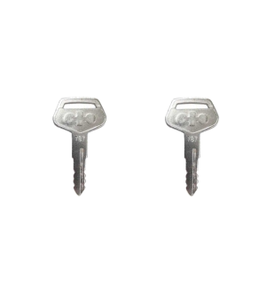 2x KLUCZ KLUCZYK DO STACYJKI DRZWI ZAPŁONU KOMATSU 787 TR-261434-0001