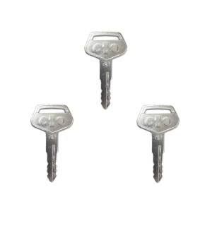 3x KLUCZ KLUCZYK DO STACYJKI DRZWI ZAPŁONU KOMATSU 787 TR-261434-0001