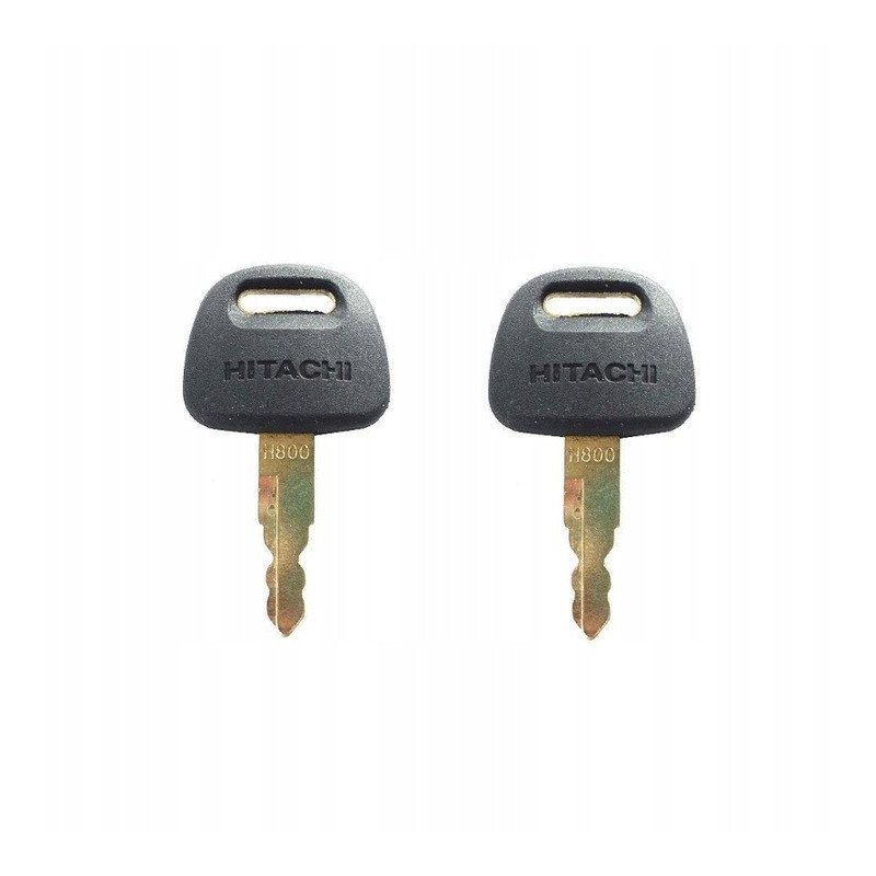 2x KLUCZ KLUCZYK DO STACYJKI DRZWI ZAPŁONU HITACHI JD NH CASE H800 ZAX200