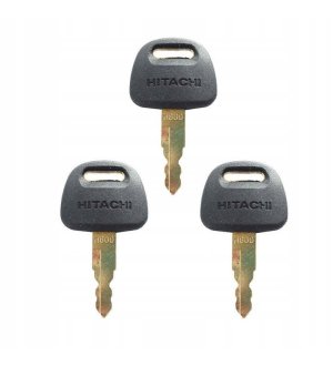 3x KLUCZ KLUCZYK DO STACYJKI DRZWI ZAPŁONU HITACHI JD NH CASE H800 ZAX200