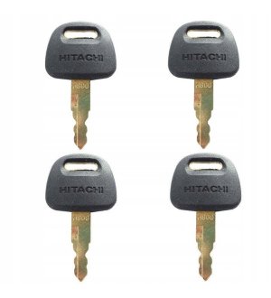 4x KLUCZ KLUCZYK DO STACYJKI DRZWI ZAPŁONU HITACHI JD NH CASE H800 ZAX200