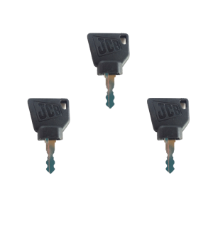 3x KLUCZ KLUCZYK DO STACYJKI DRZWI ZAPŁONU MASZYNY JCB 701/45501