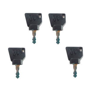 4x KLUCZ KLUCZYK DO STACYJKI DRZWI ZAPŁONU MASZYNY JCB 701/45501