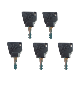 5x KLUCZ KLUCZYK DO STACYJKI DRZWI ZAPŁONU MASZYNY JCB 701/45501