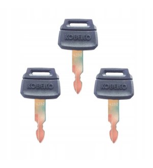 3x KLUCZ KLUCZYK STACYJKI DRZWI KOBELCO NEW HOLLAND NH CASE KAWASAKI K250