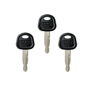 3x KLUCZ KLUCZYK DO STACYJKI DRZWI ZAPŁONU MASZYNY KOPARKI SANY 60022654