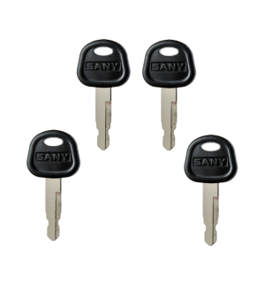 4x KLUCZ KLUCZYK DO STACYJKI DRZWI ZAPŁONU MASZYNY KOPARKI SANY 60022654