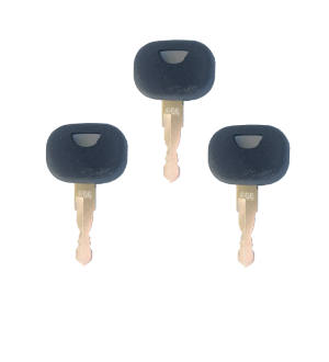 3x KLUCZ KLUCZYK STACYJKI DRZWI ZAPŁONU MASZYN JOHN DEERE JD LW10288887 606